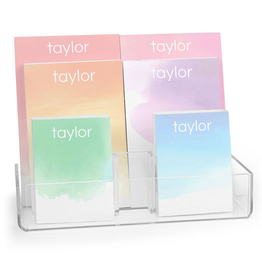 Rainbow Wash Notepad Set